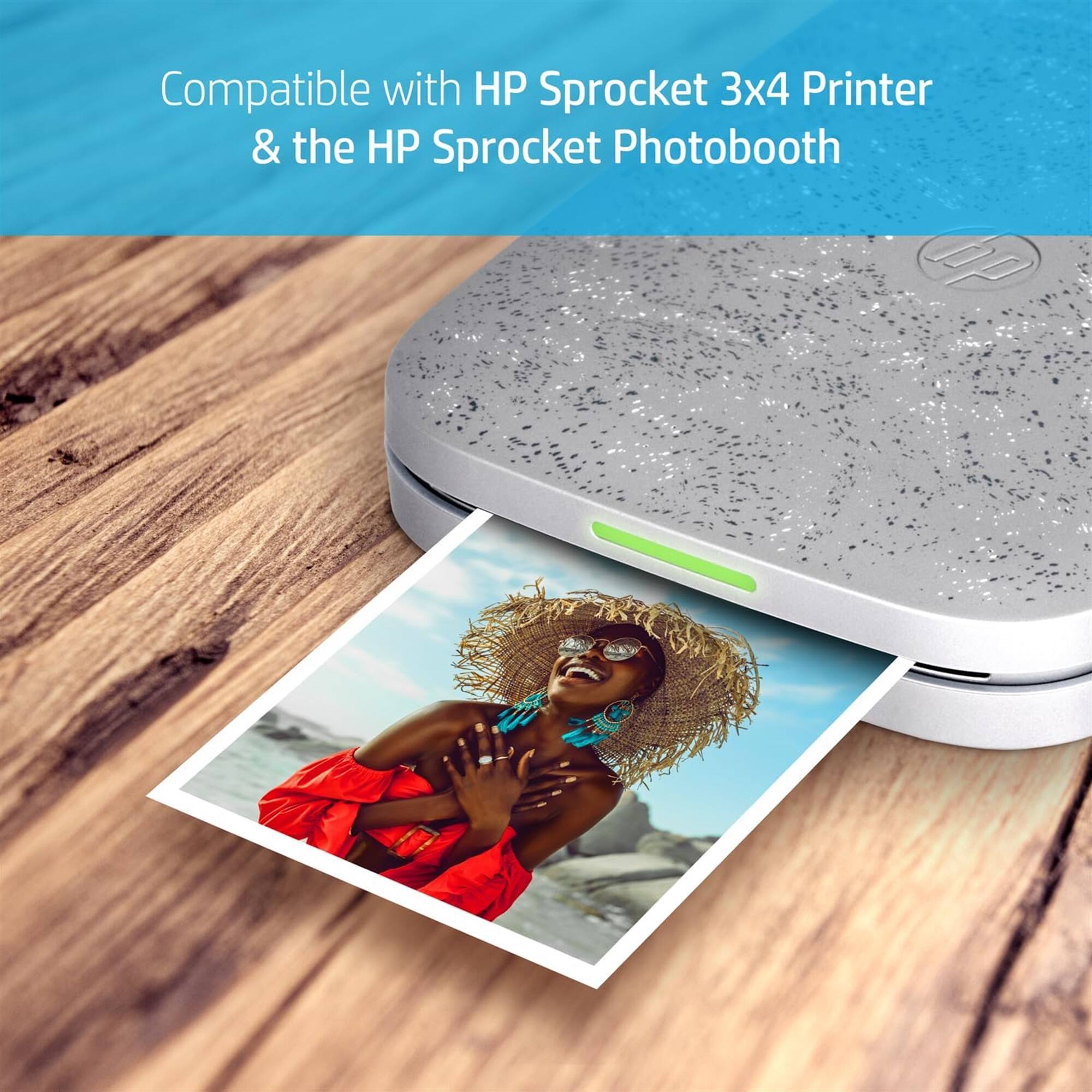 スリーズPHOTO PRINTER アイボリーグレー 専用用紙セット HP Sprocket 3.5