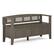Angle. Simpli Home - Adams SOLID WOOD 48 inch Wide Contemporary Entryway Storage Bench in Farmhouse Grey - Farmhouse Grey.
