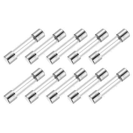 Front. Unique Bargains - 15A 250V 5x20mm Time Delay Glass Fuse UL Listed Slow Blow Fuse for Home Appliances 15pcs - Silver.