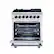 Alt View 6. Forno Appliances - Massimo 4.32 Cu. Ft. Freestanding Dual Fuel True Convection Range with Air Fryer Basket - White.