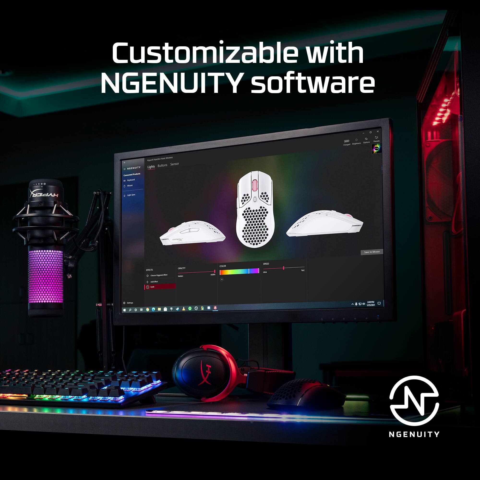 Customizable with NGENUITY software.