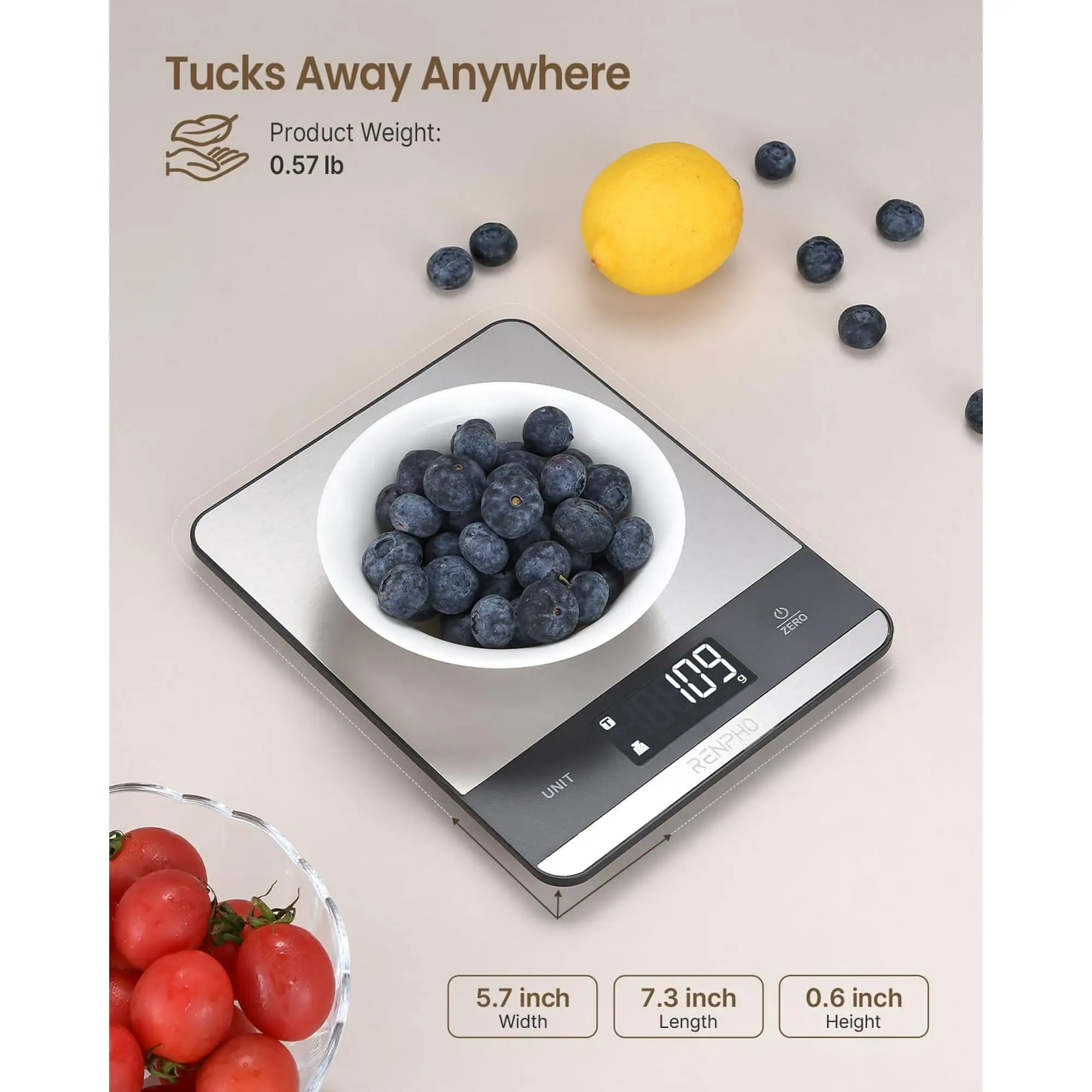 Tucks Away Anywhere

Product Weight: 0.57 lb

5.7 inch Width
7.3 inch Length
0.6 inch Height