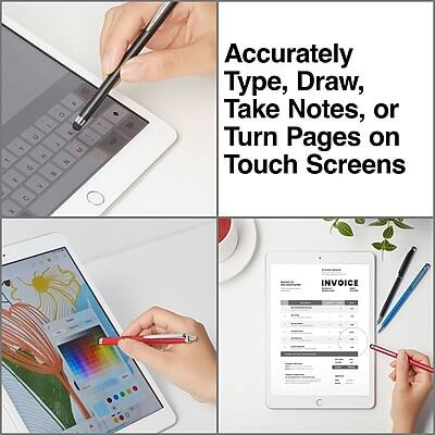 Accurately Type, Draw, Take Notes, or Turn Pages on Touch Screens