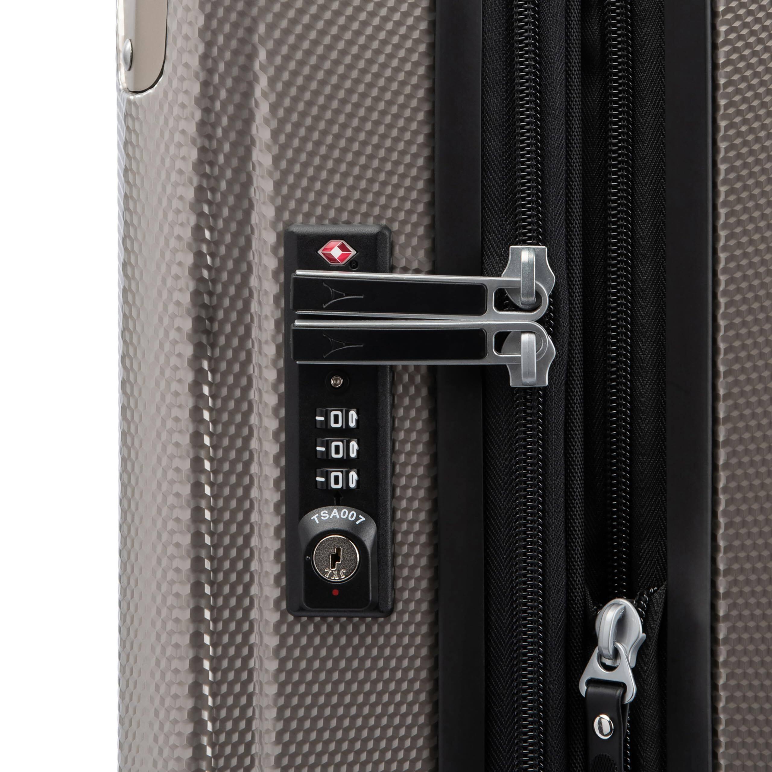 Alt View 2. Travelpro - Travelpro Pathways 3 Hardside Expandable Luggage, 8 Spinner Wheels - Champagne.