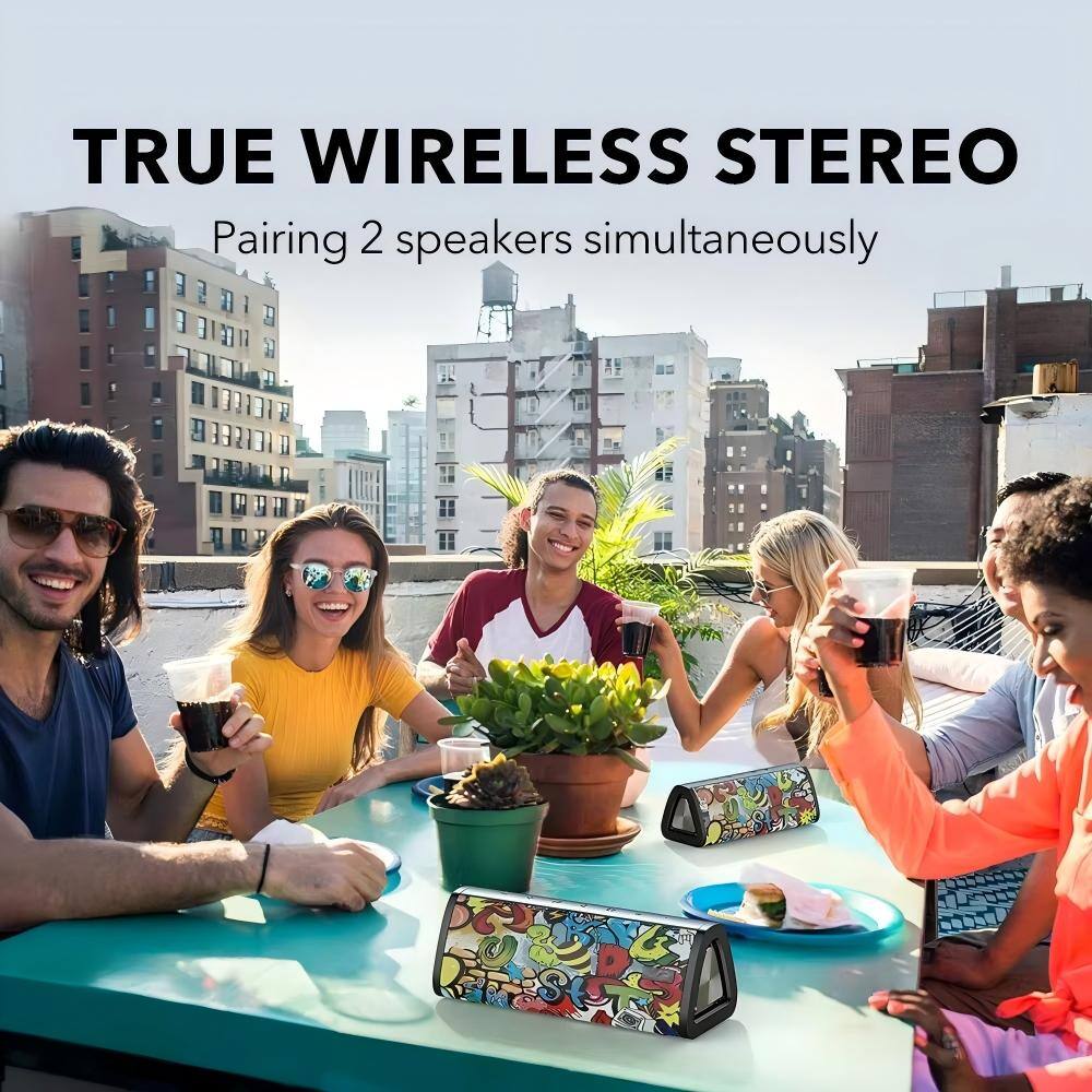TRUE WIRELESS STEREO  
Pairing 2 speakers simultaneously