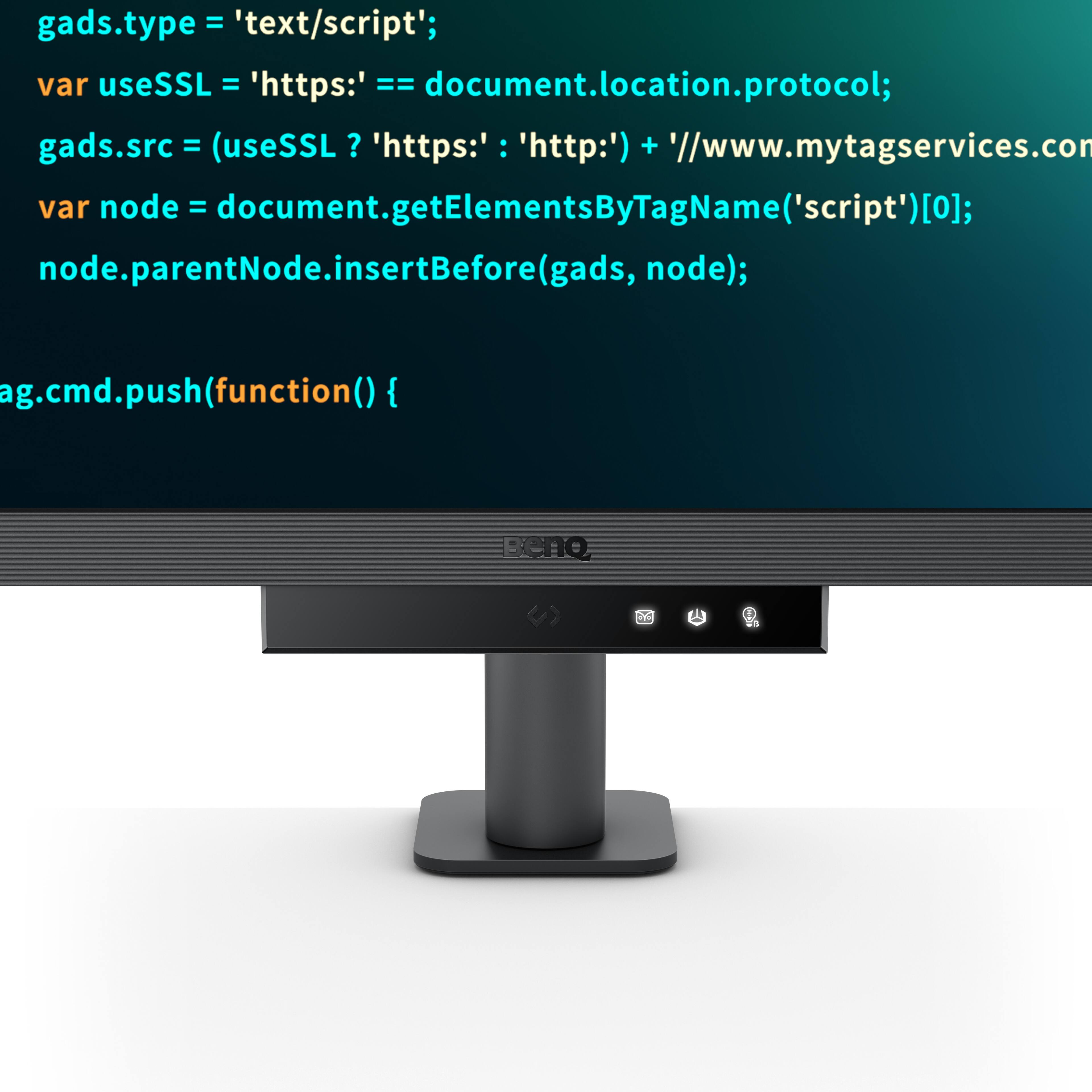 Here's the corrected text:
```javascript
gads.type = 'text/javascript';
var useSSL = 'https:' == document.location.protocol;
gads.src = (useSSL ? 'https:' : 'http:') + '//www.mytagservices.com';
var node = document.getElementsByTagName('script')[0];
node.parentNode.insertBefore(gads, node);
```
This code snippet is written in JavaScript and is used to load an advertisement from the specified URL. It checks if the current page is using HTTPS or HTTP, and then sets the appropriate URL for the advertisement. The code also inserts the advertisement script before the first script tag on the page.