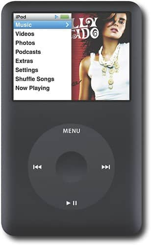 Best Buy: Apple® iPod® classic MP3 Player with 80GB* Black MB147LL/A