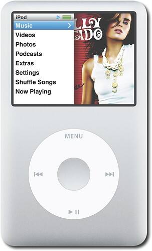 Best Buy: Apple® iPod® classic MP3 Player with 80GB* Silver MB029LL/A