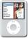 Front Standard. Apple - 4GB iPod Nano 3rd Generation - Silver.