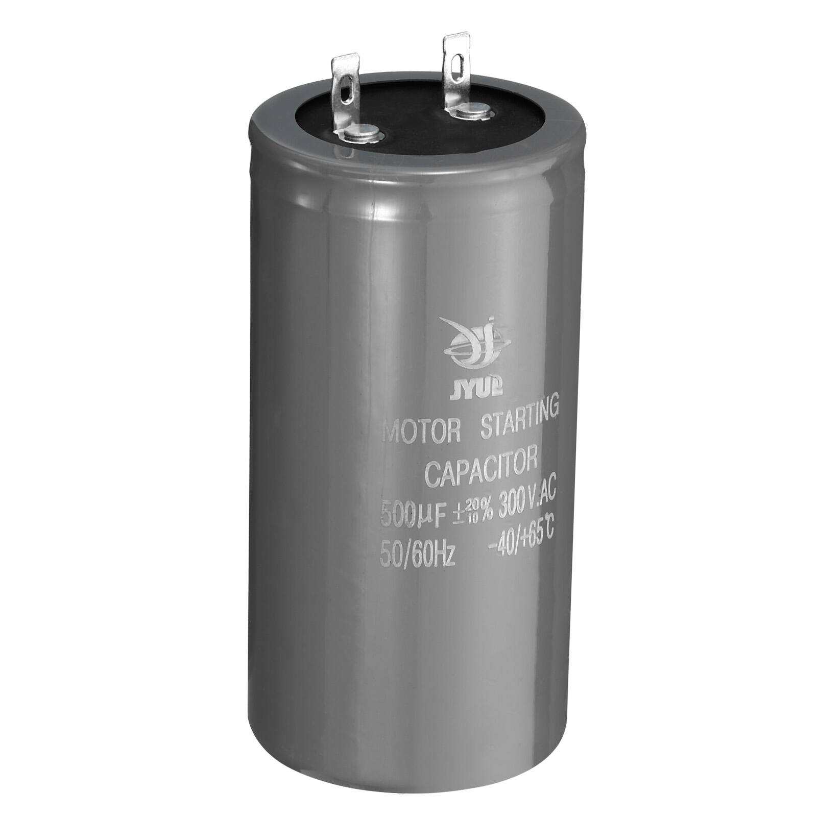 JYUP MOTOR STARTING CAPACITOR 500µF ±10% 300VAC 50/60Hz -40/+65°C