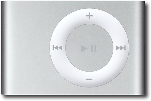 Best Buy: Apple iPod shuffle 2 GB Flash MP3 Player Silver MB519LL/A