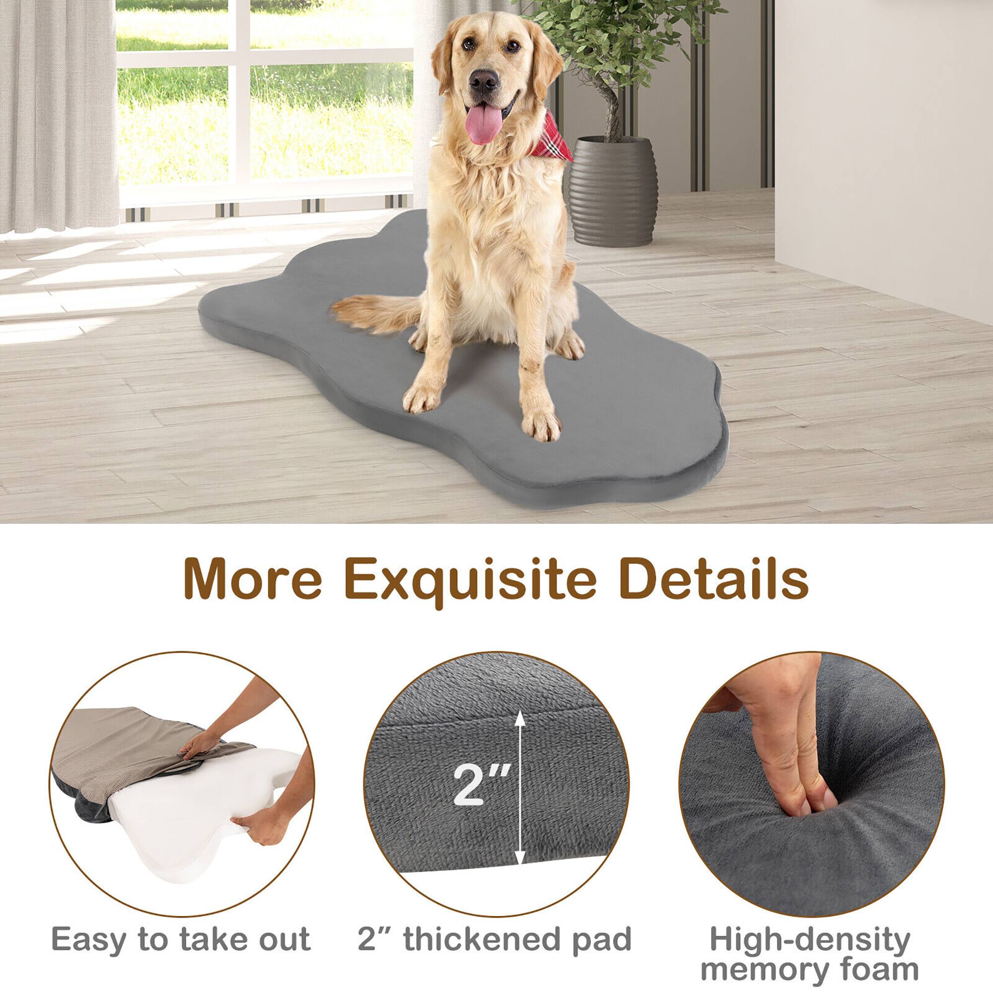 More Exquisite Details

- Easy to take out
- 2" thickened pad
- High-density memory foam