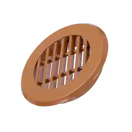 Unique Bargains - 6 Inch Round Ceiling Diffuser, Aluminum Register Circular Outlet Soffit Vent for HVAC Bathroom Kitchen Garage - Brown