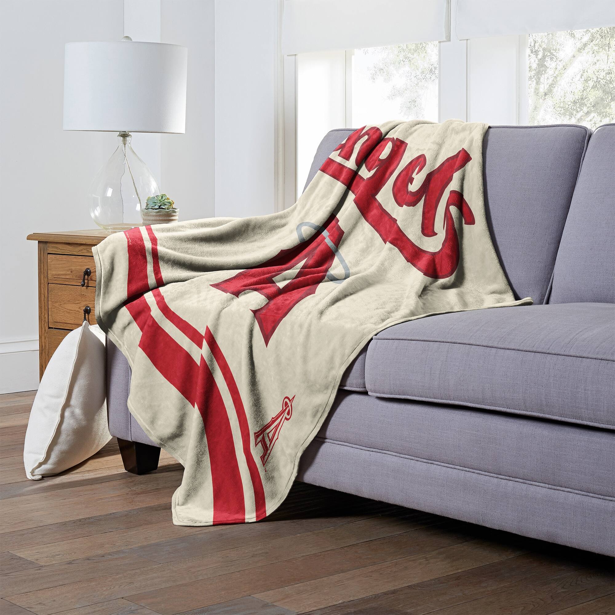 Alt View 3. Northwest - Los Angeles Angels City Connect 50" x 60" Silk Touch Throw Blanket - Multicolor.