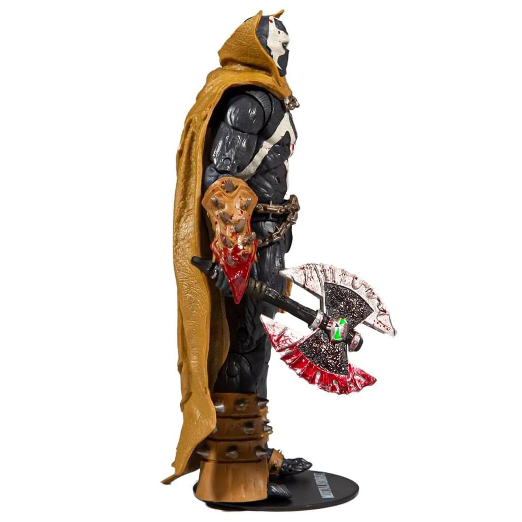 Alt View 3. McFarlane Toys - Mortal Kombat Spawn 7 Inch Action Figure | Spawn (Bloody McFarlane Classic) - Multi-Colored.