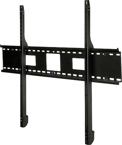 Angle. Peerless-AV - SmartMount Display Wall Mount For Most 60" - 98" Flat Panel Displays - Black, Semi-gloss Black.