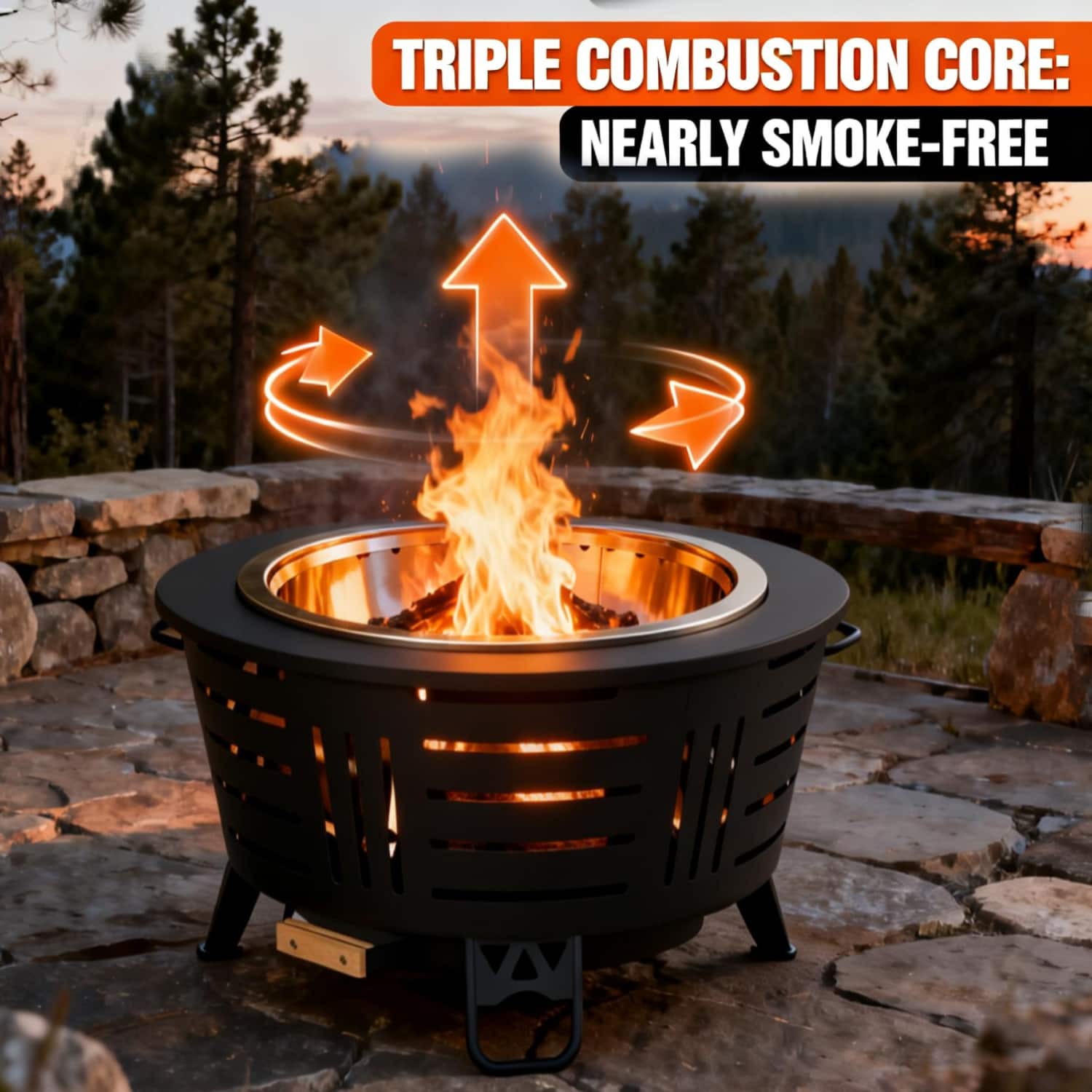 TRIPLE COMBUSTION CORE: NEARLY SMOKE-FREE