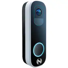 Night Owl - 2K Dual-Powered Video Doorbell with Battery - Black