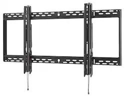 Peerless-AV - Security SmartMount Universal Flat Mount For 46" to 90" TV's - Semi-gloss Black, Black - Front_Zoom