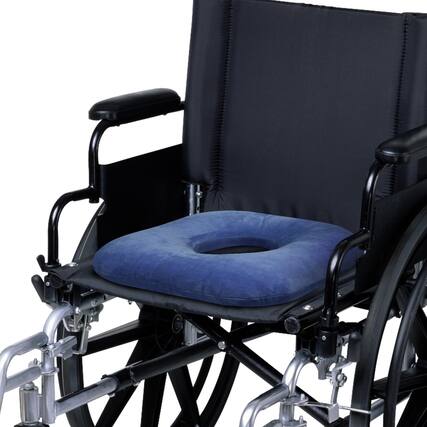 Front. Hirose Alice - Donut Pillow For - Cushion Office Chair & Travel Post-surgery Bed Prevention Breathable Anti-decubitus Seat - Navy.