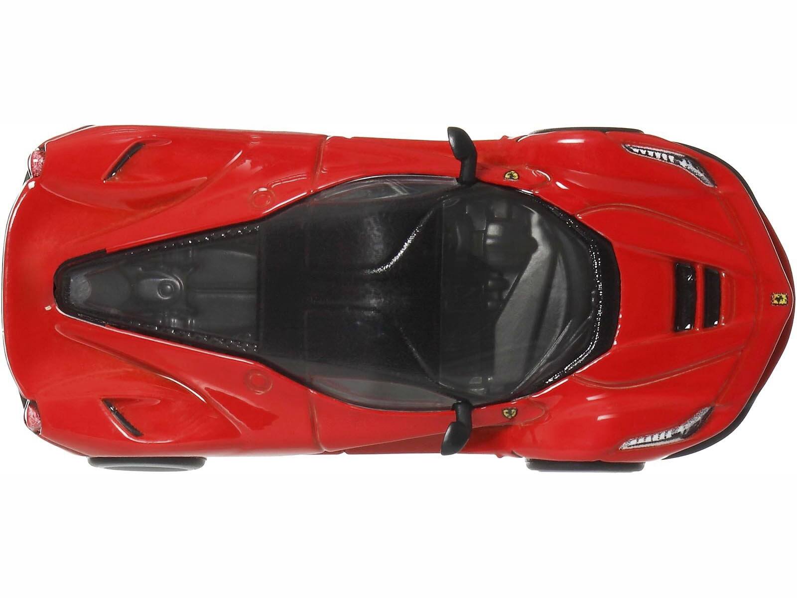 Alt View 3. Hot Wheels - Ferrari LaFerrari Red with Black Top "Euro Speed" Series Diecast Model Car by Hot Wheels.