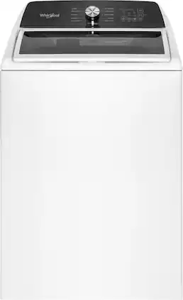 Whirlpool - 4.6 Cu. Ft. Top Load Impeller Washer with Built-in Faucet - White