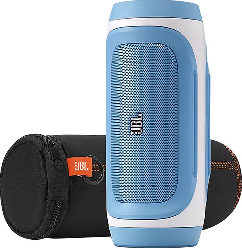 Heup postzegel kans Best Buy: JBL Charge Portable Indoor/Outdoor Bluetooth Speaker Blue  JBLCHARGEBLUAM