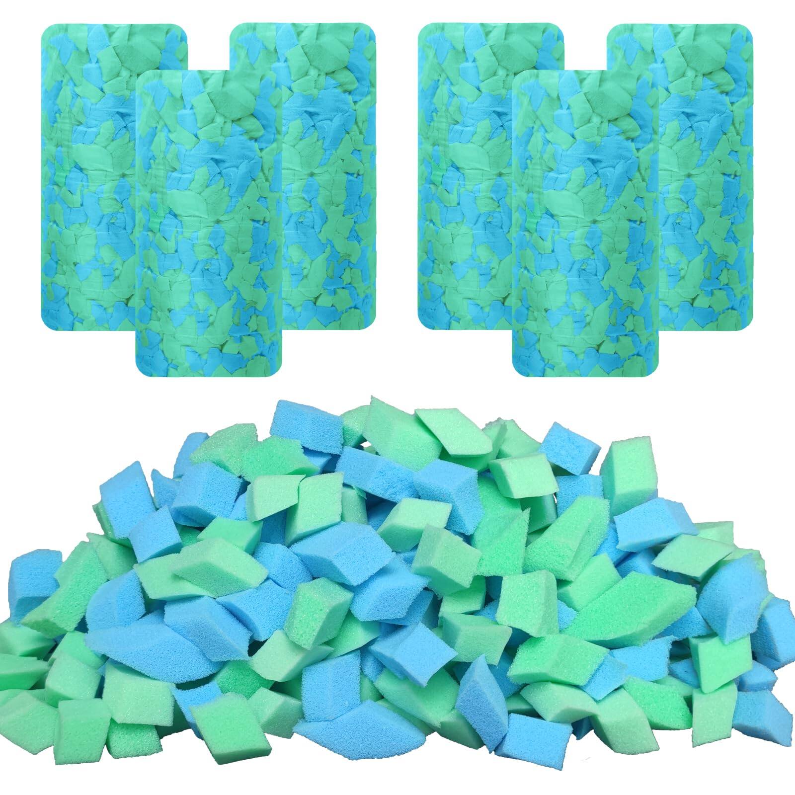 Front. PO3TICJUNKI3 - Bean Bag Filler 10 Pounds Comfortable And Soft Shredded Memory Foam Filling Without Gel Random Colors Beanb - 30 LBS.