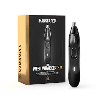 Manscaped The Weed Whacker 2.0 Nose & Ear Hair Trimmer Electro Cuticle Clippers for Men's Grooming.