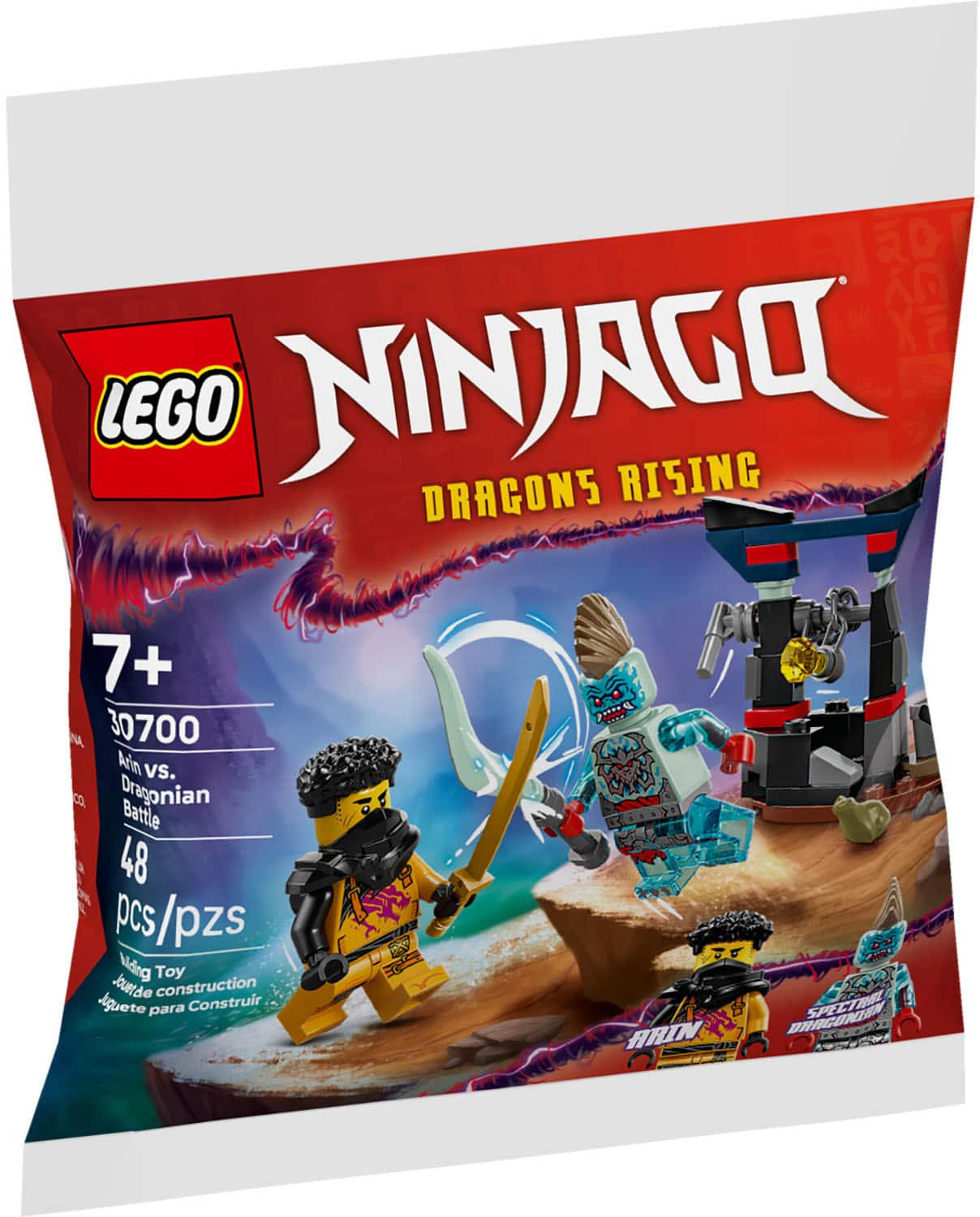 LEGO - NINJAGO Arin vs. Dragonian Battle Building Toy 30700 - Front_Zoom