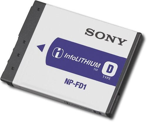 Angle Standard. Sony - InfoLITHIUM D Rechargeable Lithium-Ion Battery.
