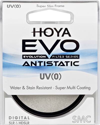 Alt View 12. Hoya - EVO 58mm Antistatic UV Super Multicoated Lens Filter - Light Silver.