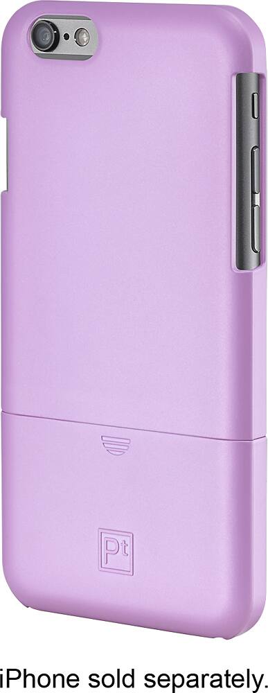 Front. Platinum™ - Protective Case with Holster for Apple® iPhone® 6 - Mauve.