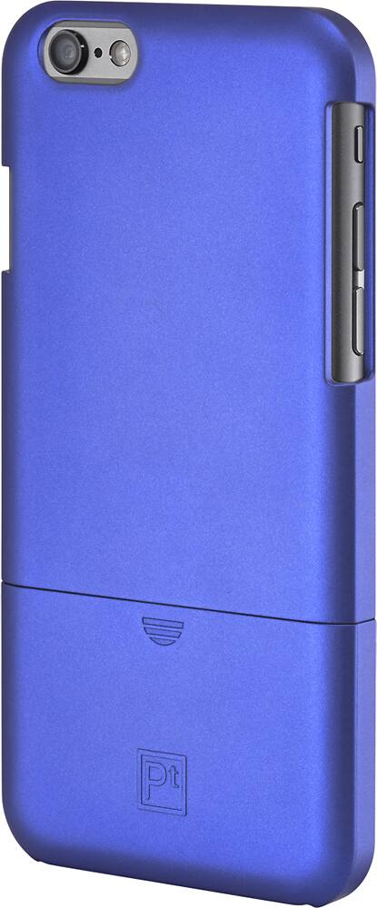 Front. Platinum™ - Protective Case and Holster for Apple® iPhone® 6 - Navy Blue.