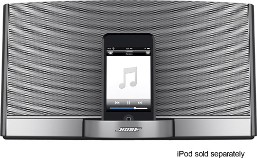 Hound ligegyldighed lede efter Bose® SoundDock® Portable Digital Music System for Apple® iPod® Black  SoundDock Portable Digital Music System - Best Buy