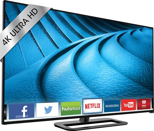 Angle. VIZIO - P-Series - 65" Class (64-1/2" Diag.) - LED - 2160p - Smart - 4K Ultra HD TV - Black.