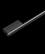 Front. Fisher & Paykel - Contemporary Brushed Black Handle, 24" Compatible with Fisher & Paykel Integrated DishDrawer and Dishwasher - Brushed Black.