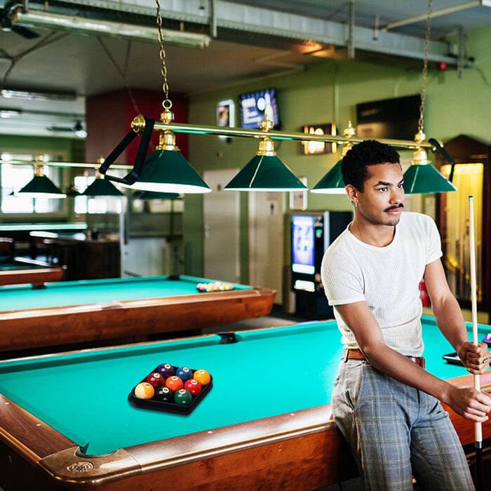 GSE Games & Sports Expert Plastic 9 Ball Diamond Ball Rack for 2 1/4 ...