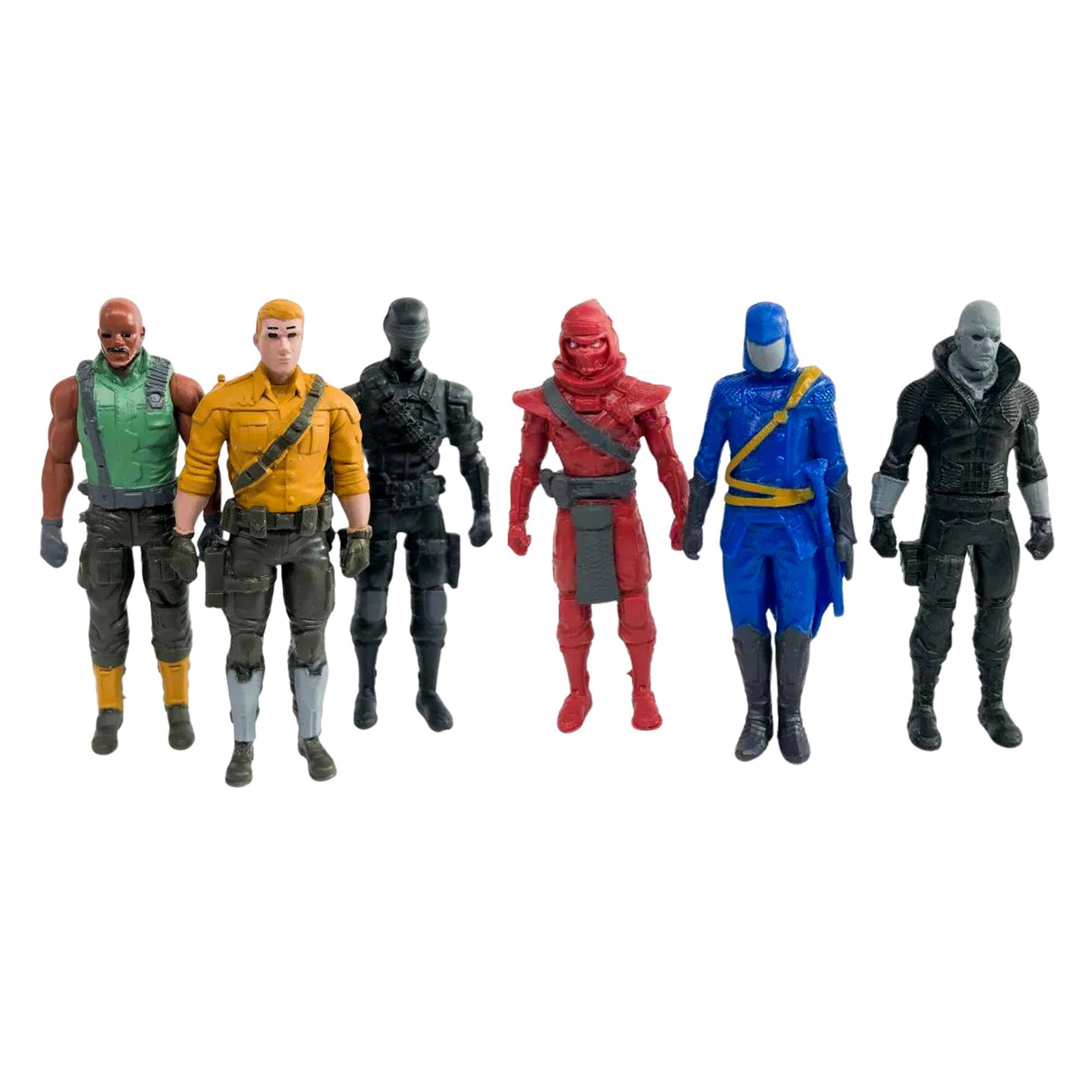 Alt View 10. Hasbro - GI Joe 2.5 Inch Vinyl Figure Set of 6.