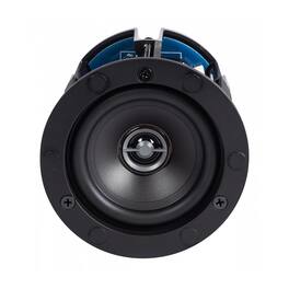 ELAC - IC-V31-W - Vertex 1 3.8" In-Ceiling Speaker - Includes White Grille, Sold Individually - Black/Gray