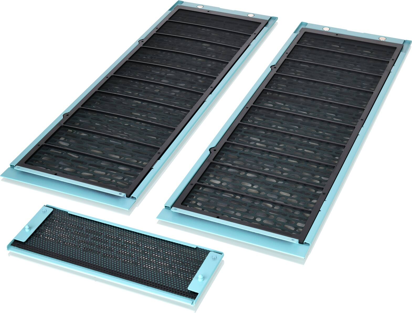 Alt View 32. Thermaltake - The Tower 300 Micro ATX PC Case - Turquoise.