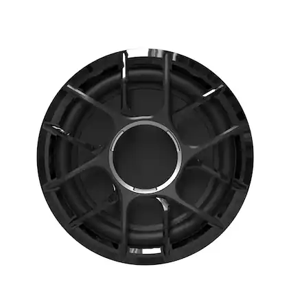 Front. Wet Sounds - Wet Sounds ZERO-10-S2-XZ-B 10" Marine Subwoofer - Shallow Mount, Black - Black.
