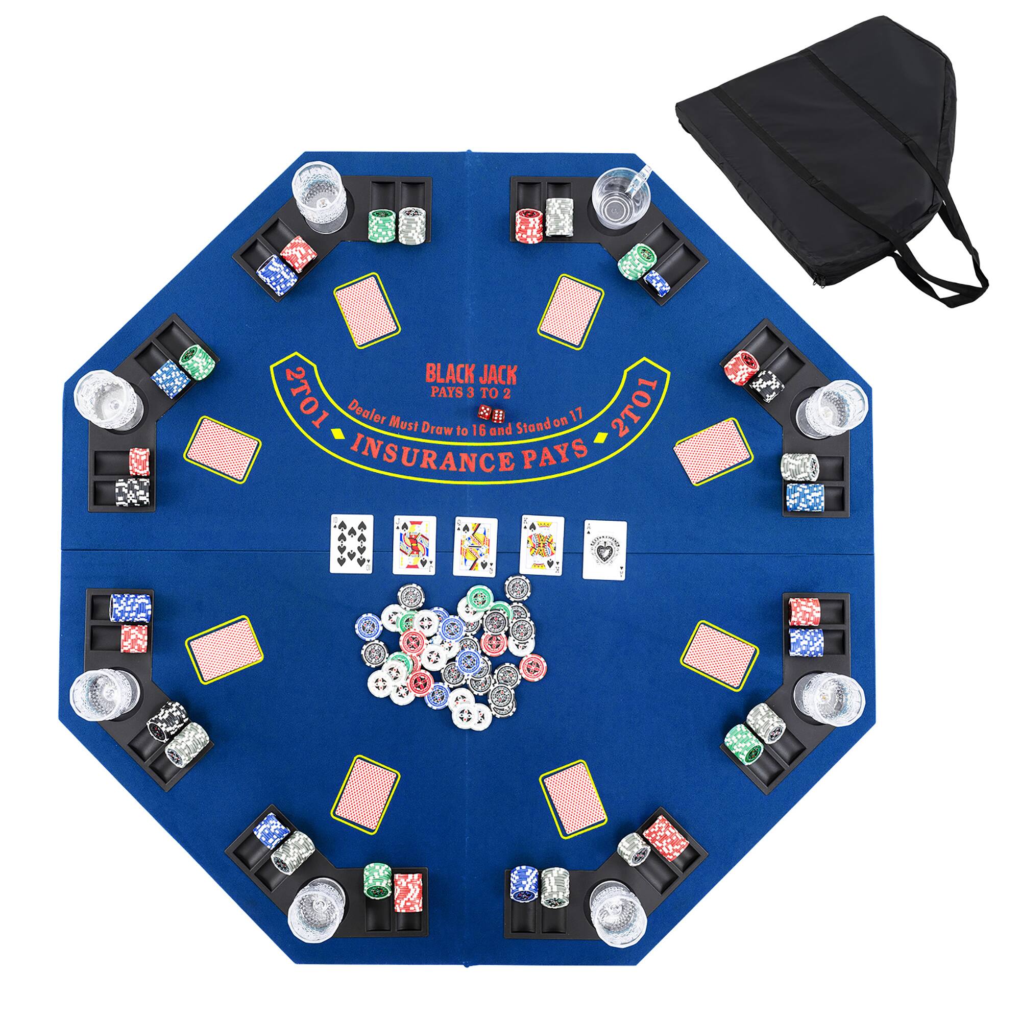 BLACK JACK 2101 PAYS 3 TO 2  
Dealer Must Draw to 16 and Stand on 17  
INSURANCE PAYS 2 TO 1