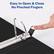 Easy to Open & Close
No Pinched Fingers