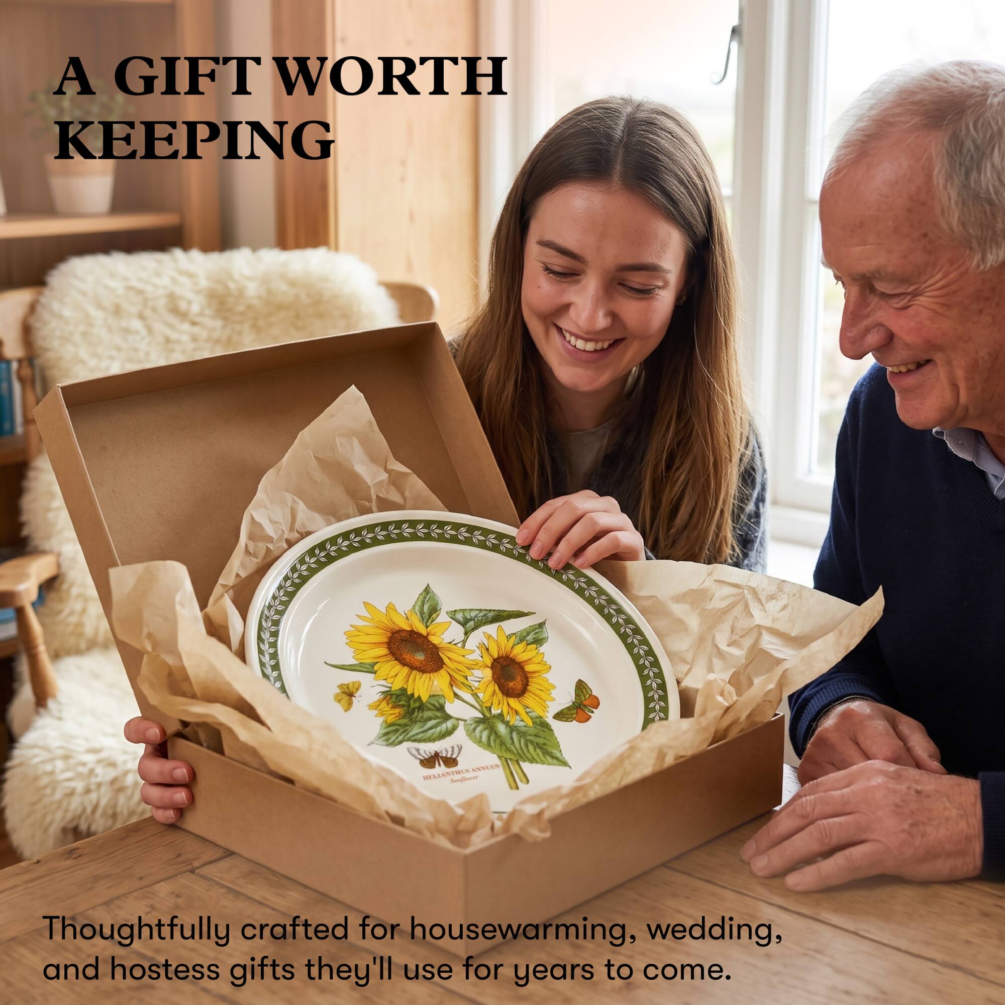 A GIFT WORTH KEEPING

HELLANTIOUS INEMULS Sunfancer

Thoughtfully crafted for housewarming, wedding, and hostess gifts they'll use for years to come.