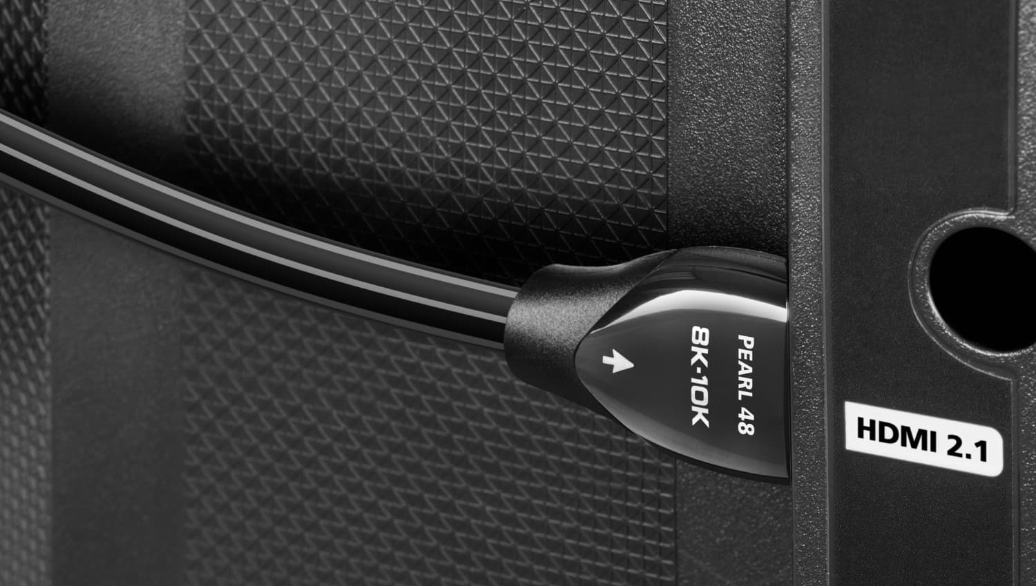 The text on the image reads: "8K-10K PEARL 48 HDMI 2.1".