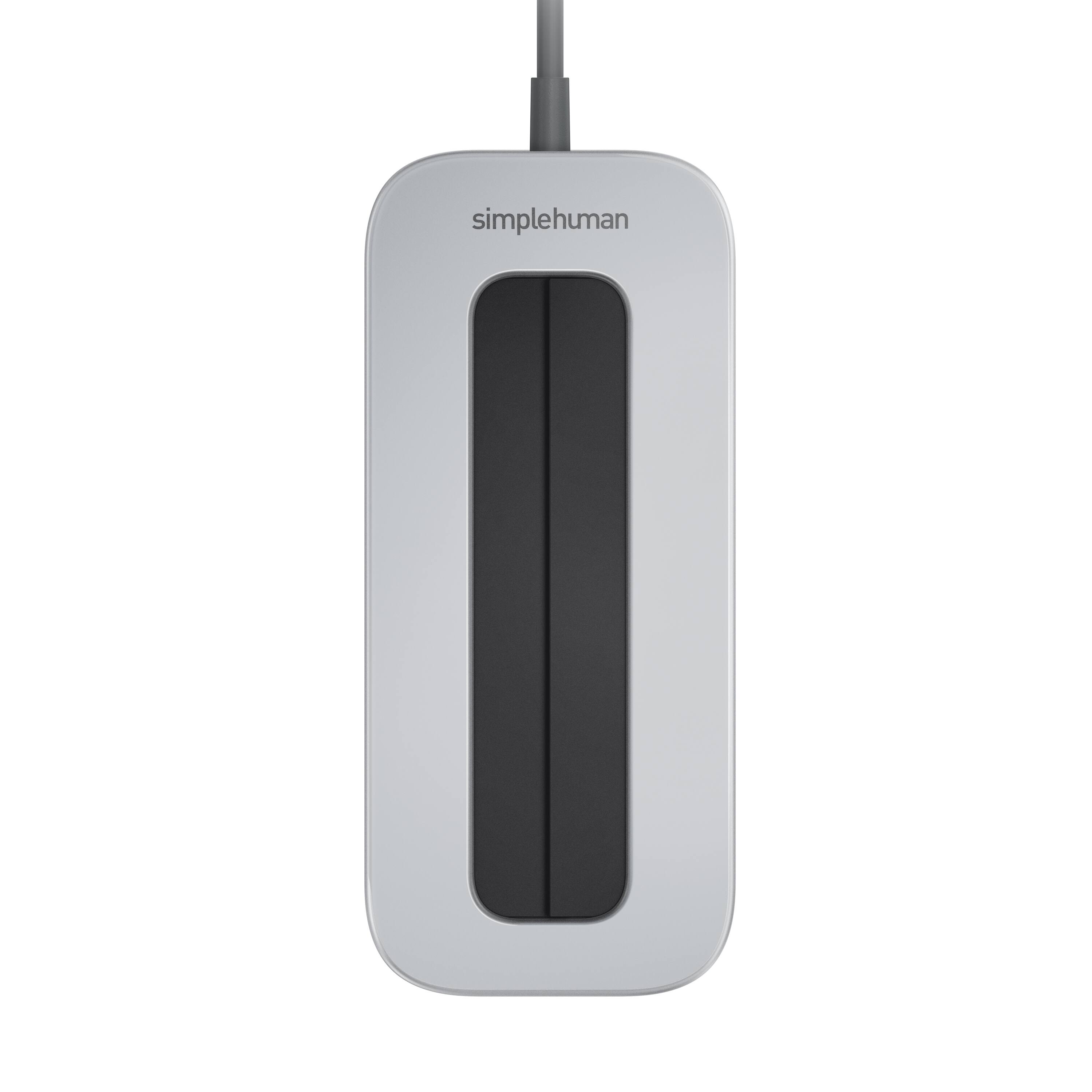 Alt View 4. simplehuman - cleanstation, matte silver stainless steel - Matte Silver.