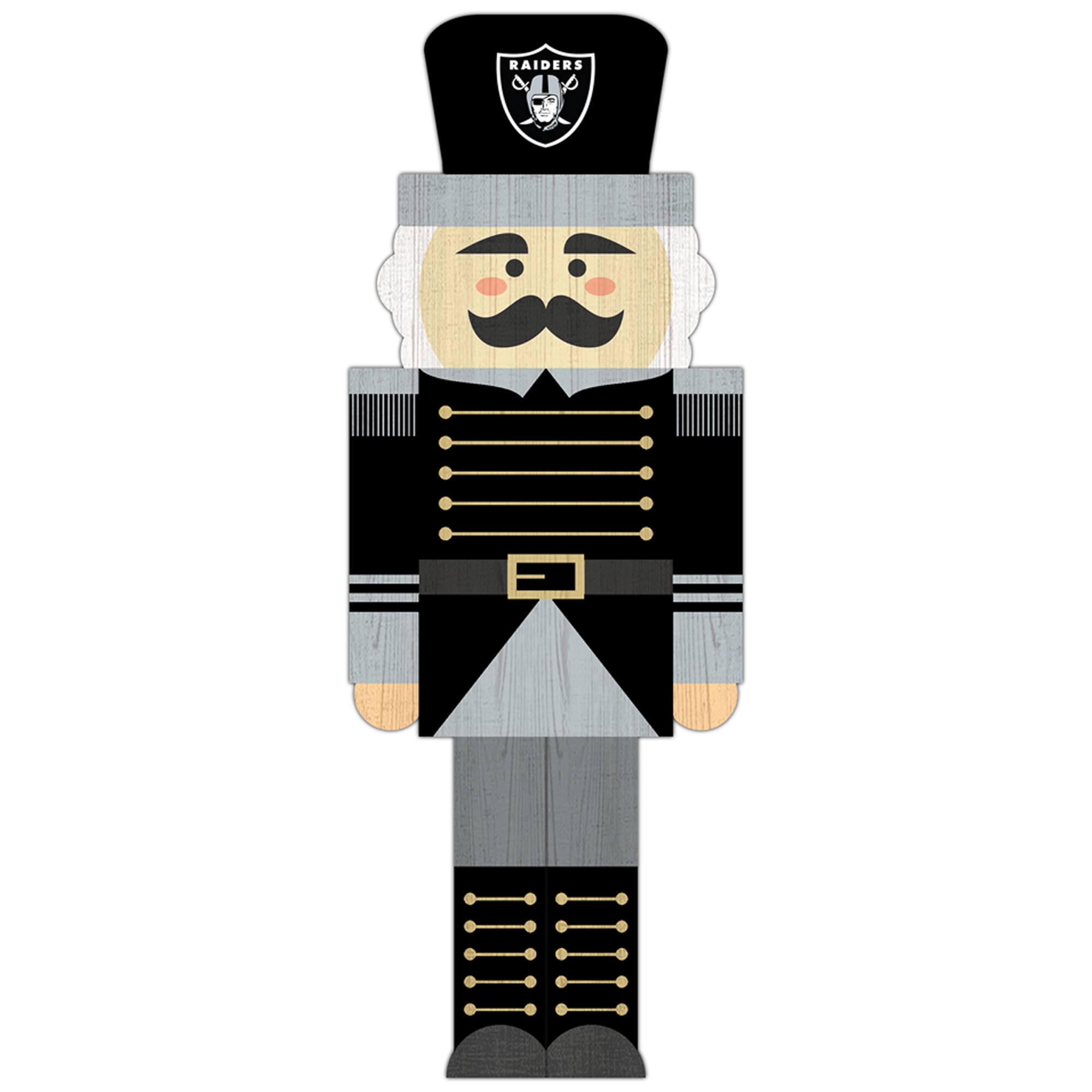 Las Vegas Raiders 31'' Nutcracker Leaner
