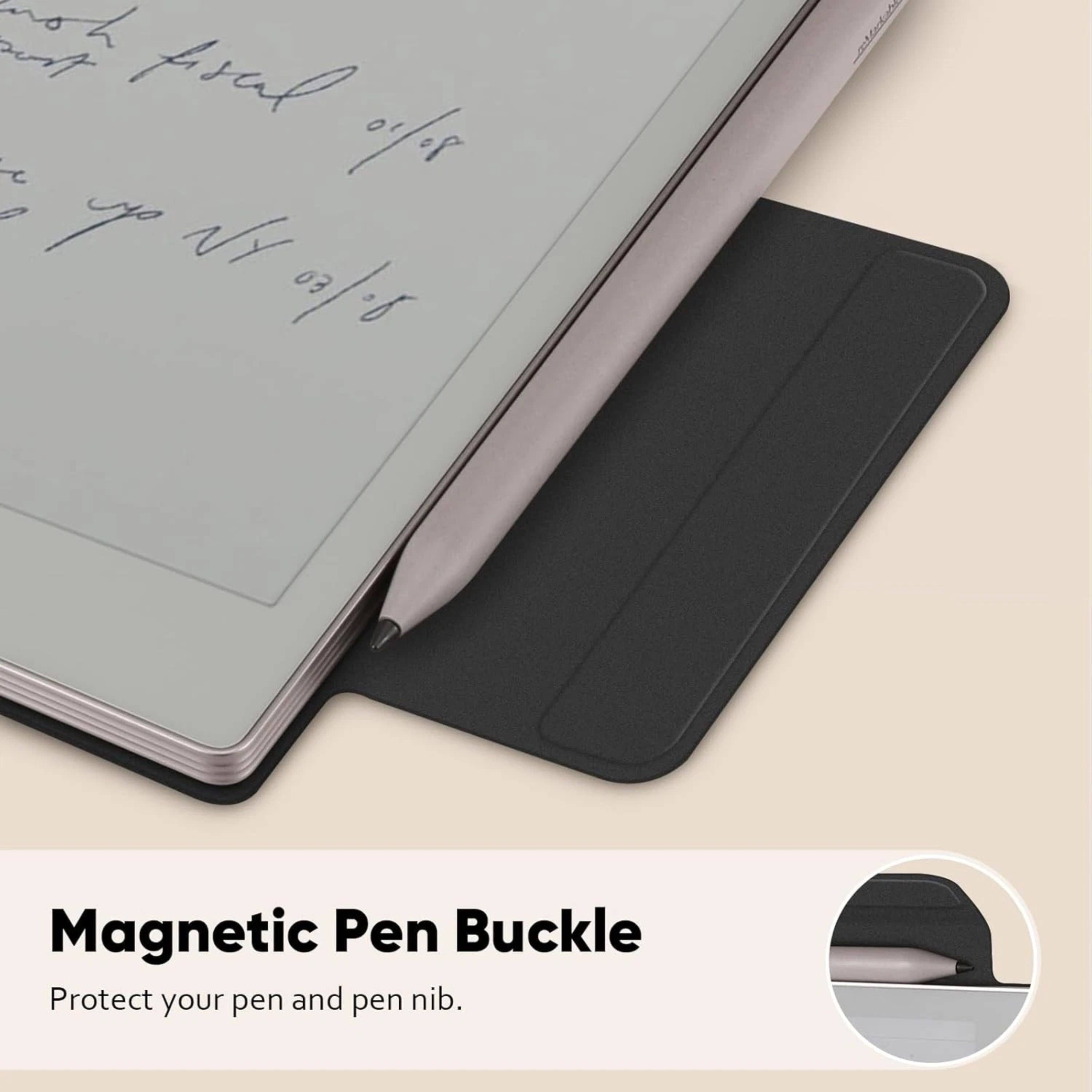 Magnetic Pen Buckle  
Protect your pen and pen nib.