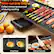 Slide-out Drip Tray, 2 Egg Rings, 6 Wood Spatulas